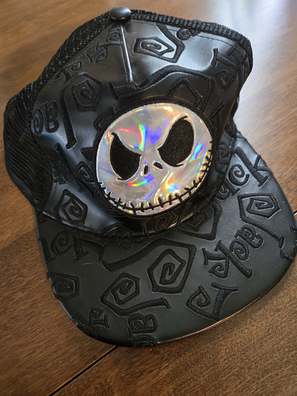 Disney Parks The Nightmare Before Christmas Jack Skellington Trucker Hat Adult